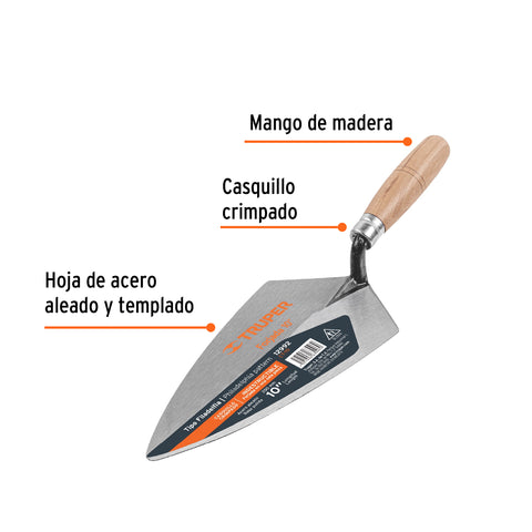 CUCHARA PARA ALBAÑIL FORJADA NO.10