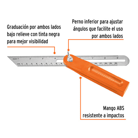 ESCUADRA FALSA DE 8' PROFESIONAL