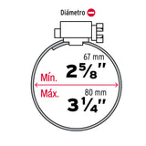 ABRAZADERA 44, 67-83MM POR PIEZA