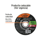 DISCO ABRASIVO P/DESBASTE 4-1/2' X 1/4'