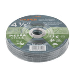 DISCO ABRASIVO P/CORTE PIEDRA 4 1/2X1/8