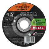 DISCO ABRASIVO P/DESBASTE 4-1/2' X 1/4'