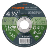 DISCO ABRASIVO P/CORTE PIEDRA 4 1/2X1/8