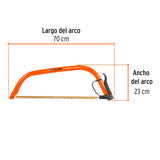 ARCO JARDINERO TUBULAR DE 24'