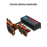 JUEGO DE 8 LLAVES ALLEN MANGO T OUNTA DE BOLA 2 A 10MM