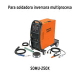 JUEGO DE 5 PZ ANTORCHA Y ACCESORIOS PARA SOLDADORA SOMU-250X