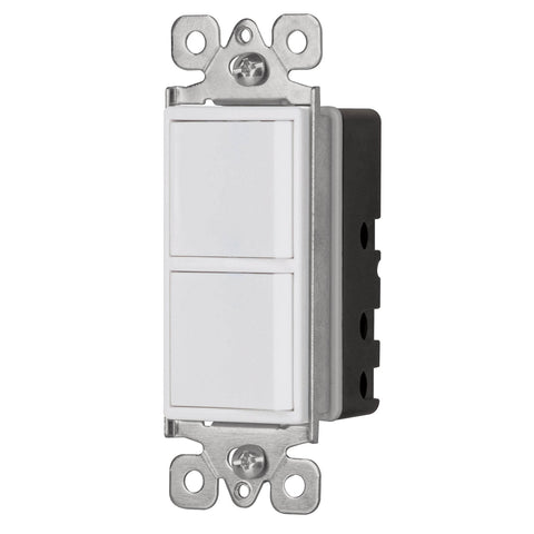INTERRUPTOR DZPLEX, 1 SENCILLO Y 1 DE 3 VMAS, LMNEA CLASSIC