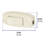 INTERRUPTOR DE PASO PARA LAMPARA 127 V 3A