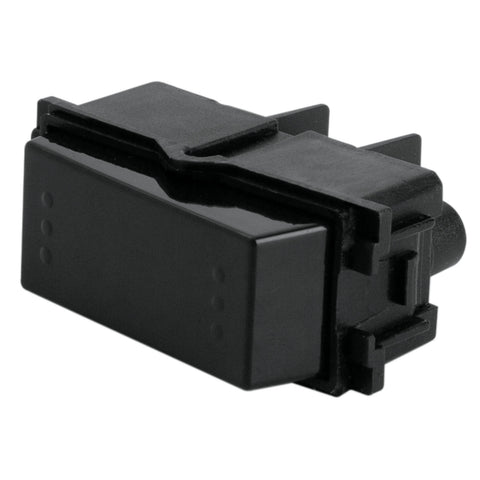 INTERRUPTOR DE 3 VIAS LINEA ITALIANA COLOR NEGRO