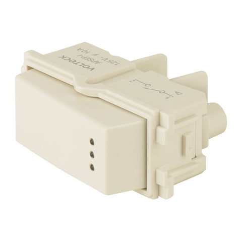 INTERRUPTOR SENCILLO CON LUZ PILOTO LINEA ITALIANA MARFIL