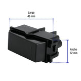 INTERRUPTOR PARA TIMBRE, LMNEA ITALIANA, COLOR NEGRO