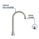 CUELLO PARA MEZCLADORA DE LAVABO, TIPO BAR, SATMN, AQUA