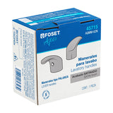 JUEGO DE 2 MANERALES DE PALANCA PARA LAVABO, SATMN, AQUA