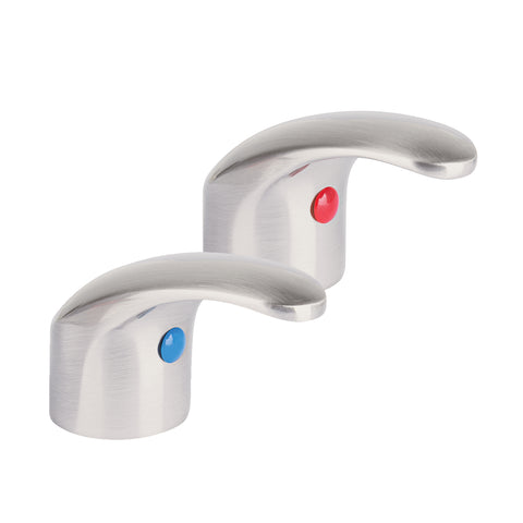 JUEGO DE 2 MANERALES DE PALANCA PARA LAVABO, SATMN, AQUA