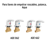 JUEGO DE 2 MANERALES GRANDES, PALANCA, NEGRO MATE,AQUA