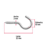 ARMELLA 17 X 40, ABIERTA POR PIEZA