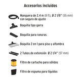 APIRADORA DE SOLIDOS Y LIQUIDOS DE 16 GAL EN ACERO