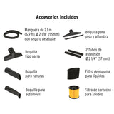ASPIRADORA PLASTICA DE LIQUIDOS Y SOLIDOS 60L