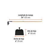 AZADON JARDINERO T2000 6' MANGO 48'