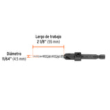 BROCA AVELLANADORA #8 PARA MADERA, 11/64', TRUPER