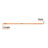 BARRETA DE PUNTA 1' X 175 CMS