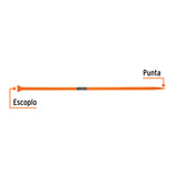 BARRETA DE PUNTA DE 1-1/4' X 1.75 MTS