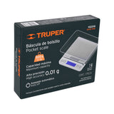 BASCULA DIGITAL DE PRECISION DE BOLSILLO 500G TRUPER