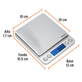 BASCULA DIGITAL DE PRECISION DE BOLSILLO 500G TRUPER