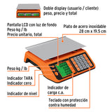BASCULE ELECTRONICA MULTIFUNCIONES CAPACIDAD 20KG TRUPER