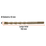 BROCA PARA CONCRETO 10 X 150 MM, TRUPER