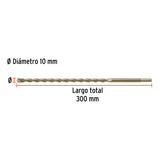 BROCA PARA CONCRETO 10 X 300 MM, TRUPER
