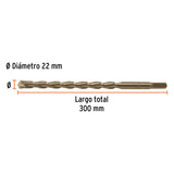 BROCA PARA CONCRETO 22 X 300 MM, TRUPER