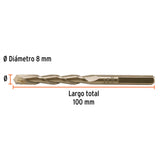 BROCA PARA CONCRETO 8 X 100 MM, TRUPER