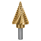 BROCA ESCALONADA TITANIO 10 ESCALONES 1/4' A 1-3/8', EXPERT