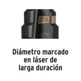 BROCA ESCALONADA SXIDO NEGRO 11 ESCALONES 1/4' A 7/8'