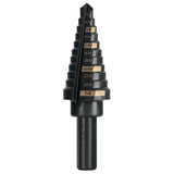BROCA ESCALONADA SXIDO NEGRO 11 ESCALONES 1/4' A 7/8'