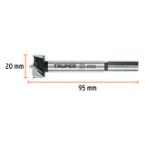 BROCA FORSTNER 20MM PARA MADERA TRUPER
