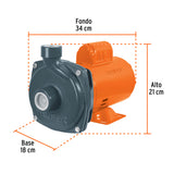 BOMBA CENTRIFUGA PARA AGUA , 1HP