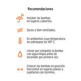 BOMBA PARA AGUA PERIFERICA 3/4HP