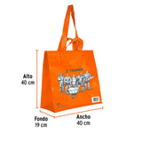 BOLSA ECOLSGICA NARANJA DE 40 X 40 CM, TRUPER
