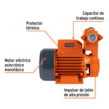 BOMBA PERIFIRICA AUTOCEBANTE 3/4 HP, TRUPER