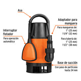 BOMBA PARA AGUA SUCIA 1'