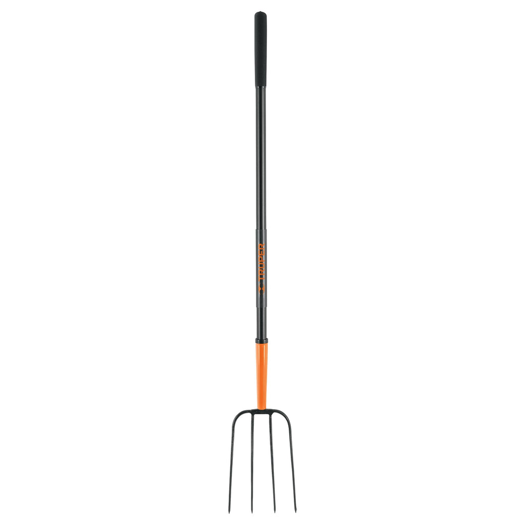 BIELDO PARA PAJA, 4 DIENTES, MANGO DE ACERO 48', TRUPER