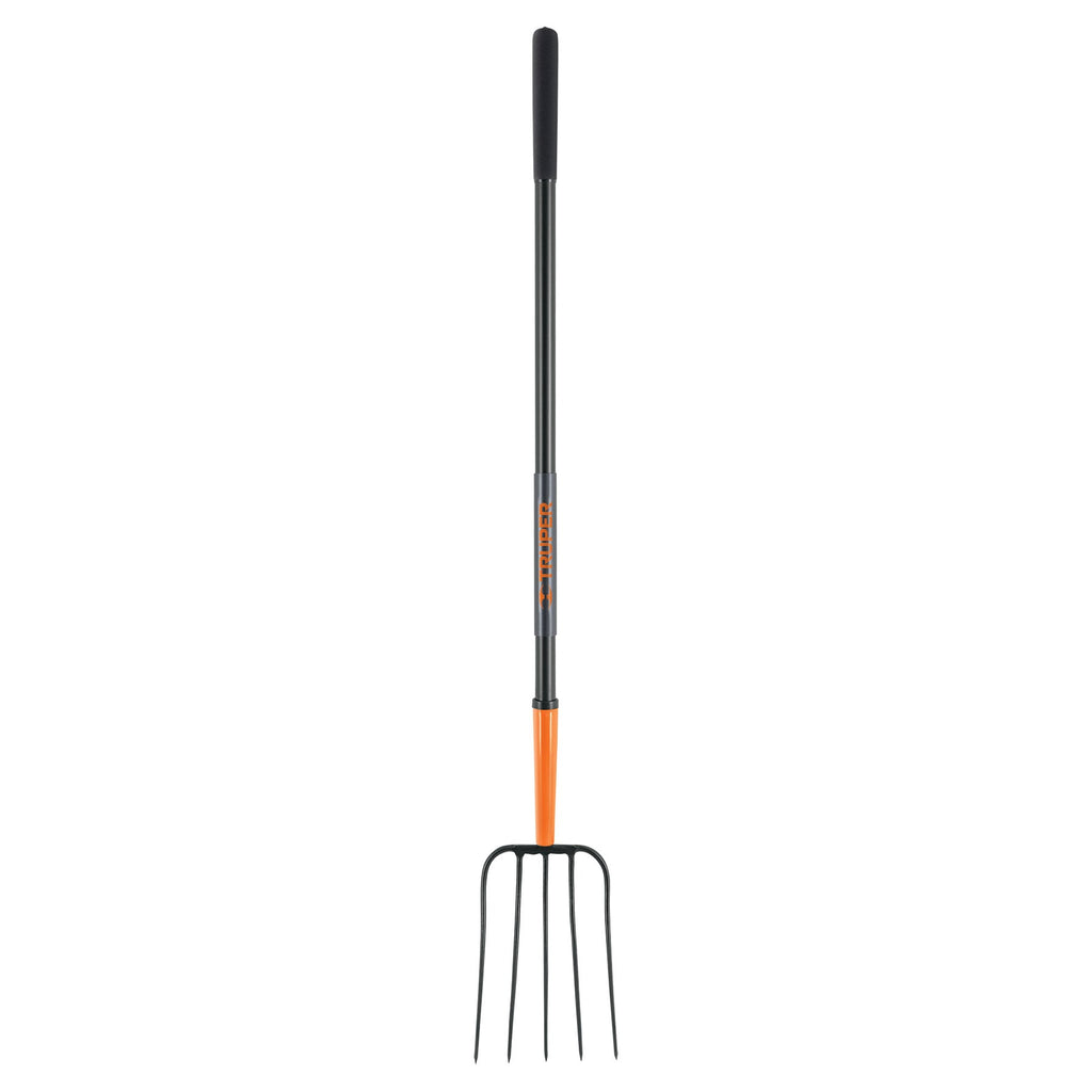 BIELDO PARA PAJA, 5 DIENTES, MANGO DE ACERO 48', TRUPER
