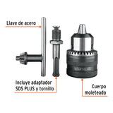 BROQUERO CON LLAVE, 1/2' CON ADAPTADOR SDS PLUS, TRUPER