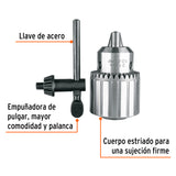 BROQUERO USO RUDO CON LLAVE, 1/2', TRUPER