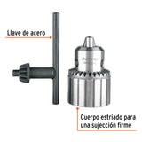 BROQUERO USO RUDO CON LLAVE, 3/8', TRUPER