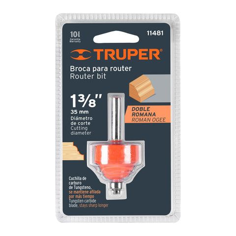 BROCA ROUTER DOBLE ROMANA 1-3/8'C/BALERO