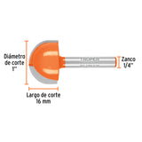 BROCA PARA ROUTER, MEDIA CAQA, 1'