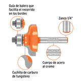 BROCA PARA ROUTER, PECHO PALOMA, 1-1/4' CON BALERO
